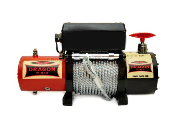 Dragon Winch DWM 8000 HD / Stahlseil / 24 m / 8000 lb / 3629 kg