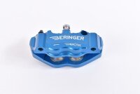 BERINGER Aerotec® Bremssattel radial links 4 Kolben Ø 32 mm Abstand 108 mm blau