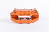 BERINGER Aerotec® Bremssattel radial links 4 Kolben Ø 32 mm Abstand 100 mm orangefarben