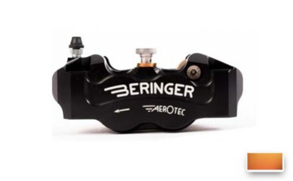 BERINGER Aerotec® Right Radial Brake Caliper 4 pistons caliper - Spacing 100mm Orange