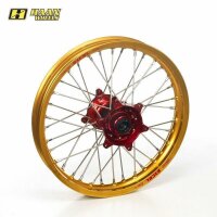 HAAN WHEELS Komplett Hinterrad 19x2,50x36T Gold Felge/Rot...