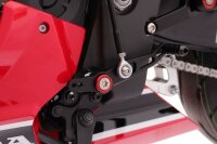 GILLES TOOLING MUE2 Einstellbare Fußrastenanlage Schwarz Honda CBR1000RR