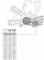 GILLES TOOLING MUE2 Einstellbare Fußrastenanlage Schwarz Suzuki GSX-R1000