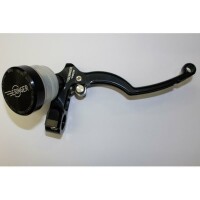 BERINGER Classic Racing Hauptbremszylinder axial Ø 20,5 mm Behälter geschraubt schwarz (Hebel Typ A - 16 cm silber)