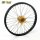 HAAN WHEELS Komplett Vorderrad 17x1,40x32T Schwarz Felge/Gold Nabe/Silber Speichen/Silber Speichennippel