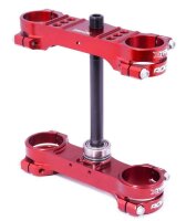 XTRIG Rocs Dreifachschelle Offset 14mm PHDS Rot Husqvarna...