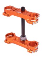 XTRIG Rocs Tech Triple Clamp Offset 22 mm - Orange KTM SX50