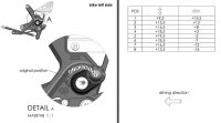 GILLES TOOLING RCT10GT Einstellbare Fußrastenanlage Schwarz Suzuki SV650