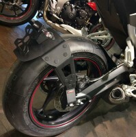 ACCESS DESIGN Kennzeichenhalter auf Radhöhe schwarz Triumph Street Triple 800