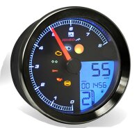 KOSO Tachometer Harley Davidson schwarz