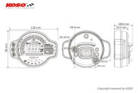 KOSO Ms-01 Multifunktions-Cockpit