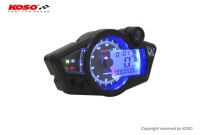 Multifunktions-Tachometer KOSO RX1N+ GP Style II Hintergrund schwarz Universal