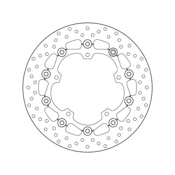 BREMBO Serie Oro Bremsscheibe halbschwimmend - 78B40849