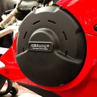 GB RACING Stutzkit Alternator/Kupplung Schwarz Ducati Panigale V4