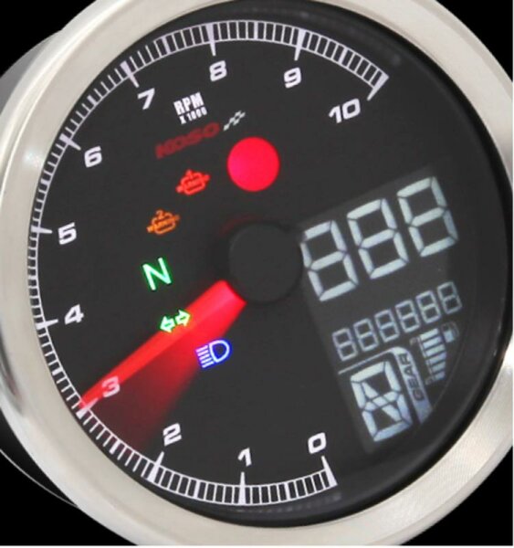 KOSO Tachometer TNT-04 Chrom