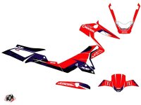 KUTVEK Replica Luc1 2018 Graphic Kit rot/blau Honda X ADV