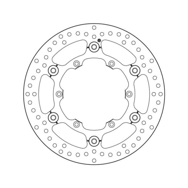 BREMBO Serie Oro Bremsscheibe schwimmend - 78B40848