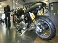 ACCESS DESIGN Kennzeichenhalter Radlauf schwarz Triumph Thruxton 1200