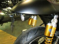 ACCESS DESIGN Kennzeichenhalter Radlauf schwarz Triumph Thruxton 1200