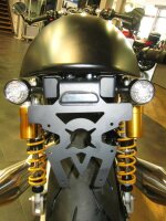 ACCESS DESIGN Kennzeichenhalter Radlauf schwarz Triumph Thruxton 1200