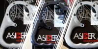 A-SIDER Tankgriff silber ohne Schrauben Aprilia RSV4