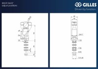 GILLES TOOLING 2DGT Verstellbare Stangenhalterungen Schwarz