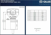 GILLES TOOLING 2DGT Verstellbare Lenkerhalterungen...