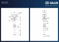 GILLES TOOLING 2DGT Verstellbare Stangenhalterungen Schwarz