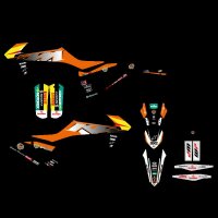 BLACKBIRD Replica Trophy 21 Complete Graphic Kit - KTM...