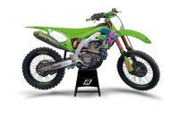 BLACKBIRD Retro Complete Graphic Kit - Kawasaki KX125/250