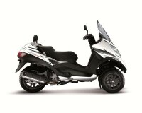 KUTVEK Velocity Deko-Kit Weiß/Schwarz Piaggio MP3...