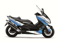 KUTVEK Cooper Deko-Kit Weiß/Blau Yamaha T-Max 500