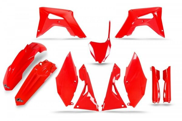 UFO Plastics Kit Red - Honda