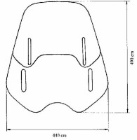 MRA Varioscreen Naked Bike VNB Windschutzscheibe mit...