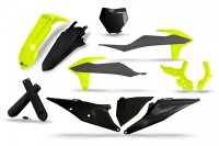 UFO Plastics Kit Black/Grey/Neon Yellow - KTM