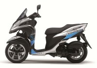 KUTVEK Cooper Deko-Kit Weiß/Blau Yamaha Tricity 125