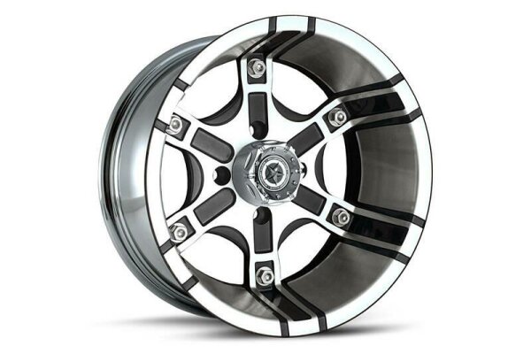 MSA WHEELS M8 Platoon Utility Felge - Silber/Schwarz 14x7