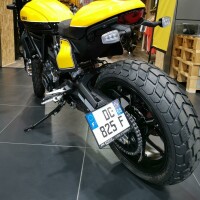 ACCESS DESIGN Kennzeichenhalter seitlich schwarz Ducati Scrambler 800