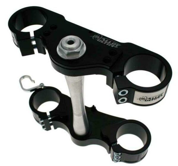 ALLOY ULTIMA Machined Triple Clamp Standard - Black Yamaha WRF250/450