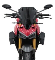 MRA Racing NRN Windschild Schwarz Ducati Streetfighter V4/S