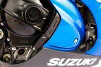 GILLES TOOLING Rechte Motorkurbelgehäuseabdeckung Schwarz Suzuki GSX-R1000