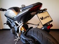 V PARTS Licence Plate Holder - Black Triumph Speed Triple...