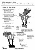 NUMMERNHALTER V-PARTS Yamaha YZF-R1