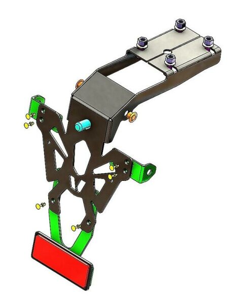 NUMMERNHALTER V-PARTS SCHWARZ