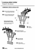 NUMMERNHALTER V-PARTS SCHWARZ