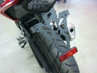 V PARTS Kennzeichenhalter schwarz Honda CB500X