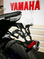 V PARTS Nummernschildhalter Schwarz Yamaha MT-125