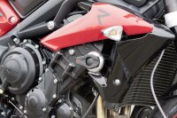 LSL Sturzpad Befestigungssatz Aluminium - Triumph 675...