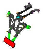 NUMMERNHALTER V-PARTS YAMAHA MT-09/MT-10