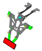 NUMMERNHALTER V-PARTS YAMAHA MT-07